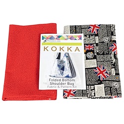 KOKKA Folded Bottom Shoulder Bag Pattern & Fabric Kit